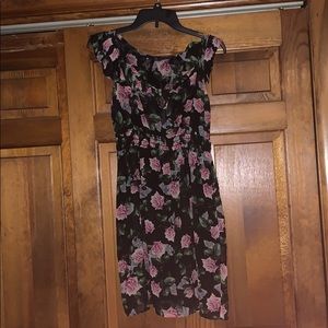 Flower patterned vintage dress